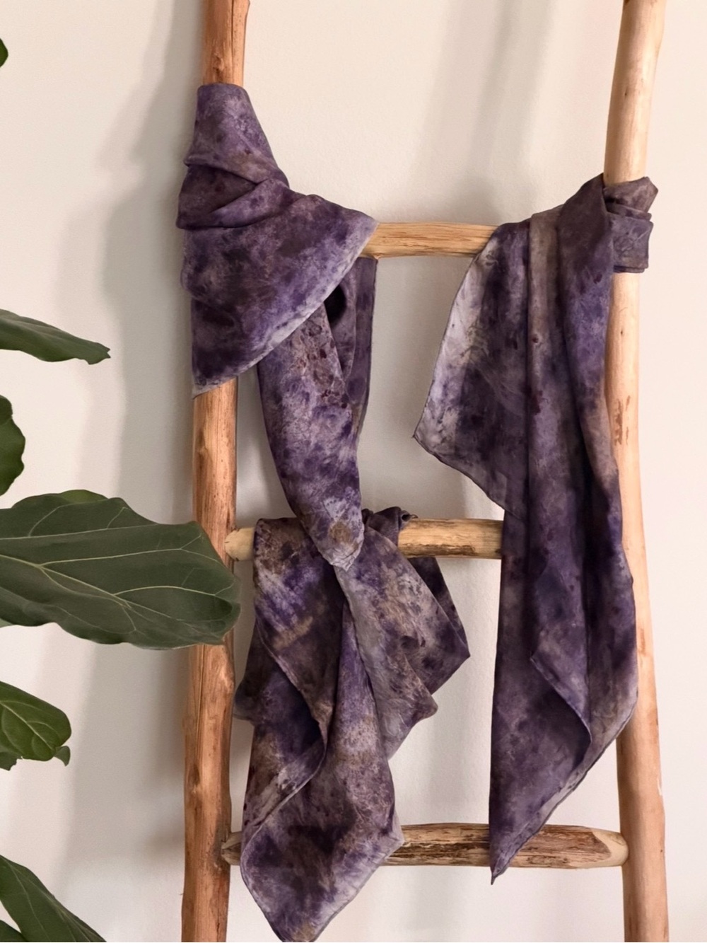 100% Silk Scarf Hand-Dyed